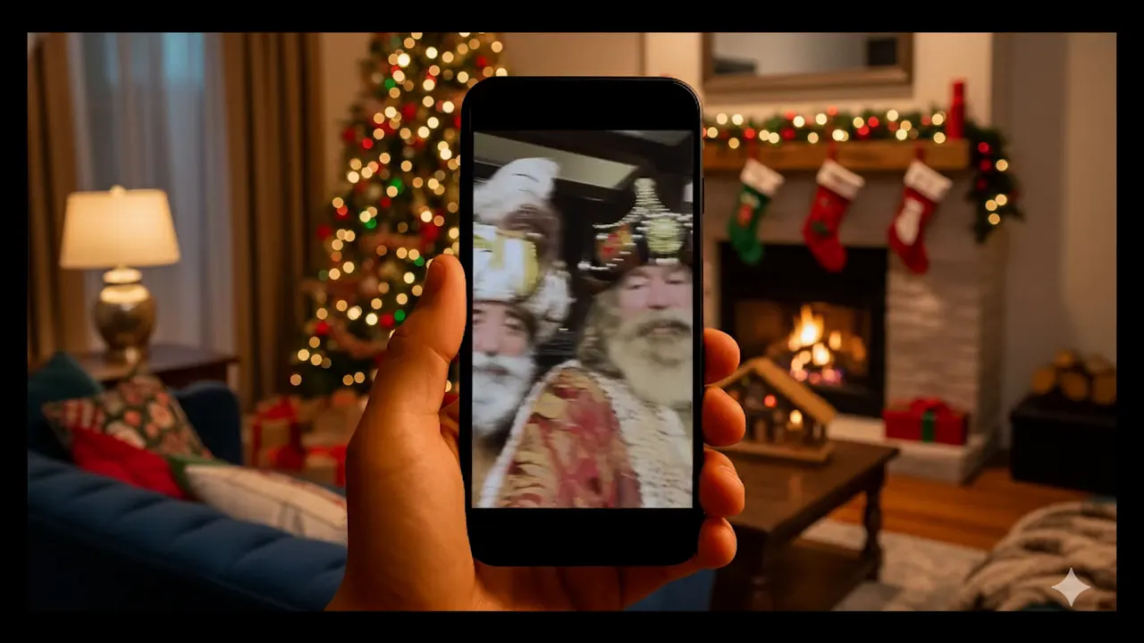 Iberia: a video call from the Three Wise Men